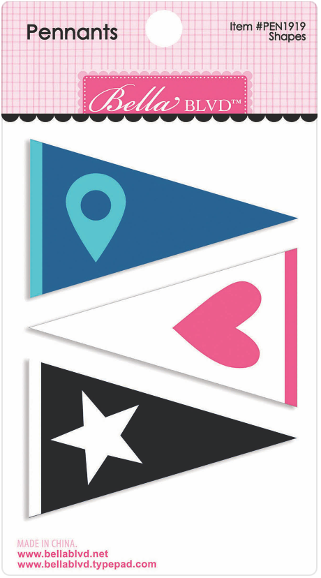 Shapes Pennants- Bella Blvd on Sale