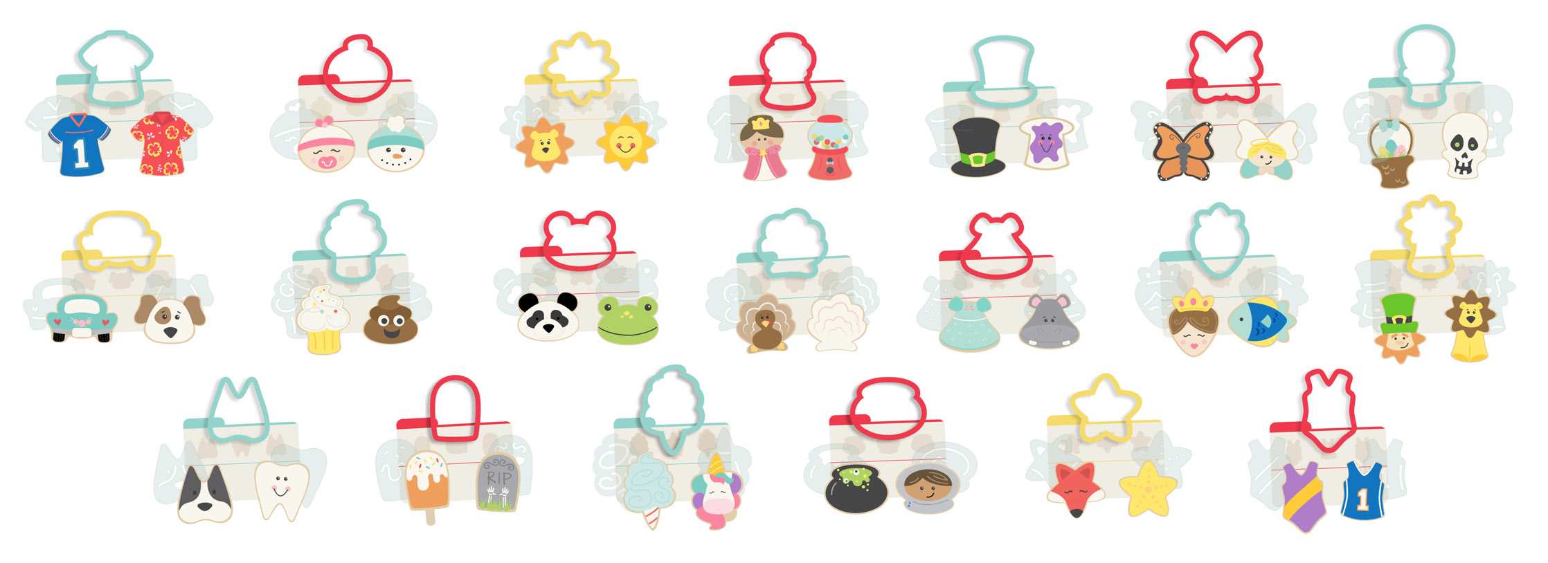 Shape Shifter 2 Cookie Cutter Set – Sweet Sugarbelle Online now
