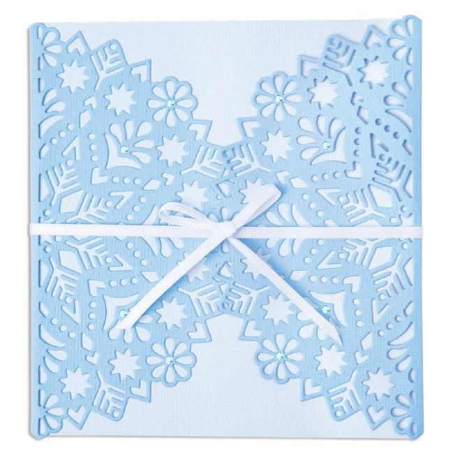 Snowflake Wrap Thinlits Die – Lisa Jones – Sizzix on Sale