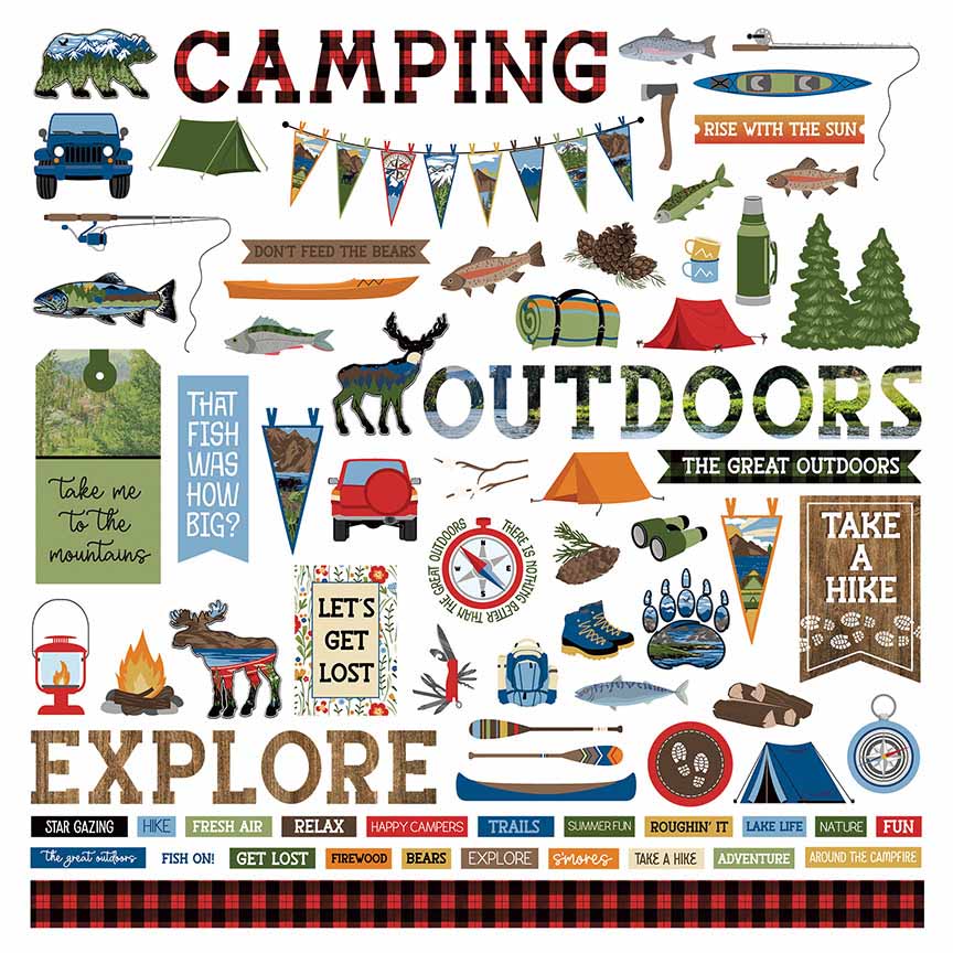 The Great Outdoors Element Stickers – PhotoPlay Online now