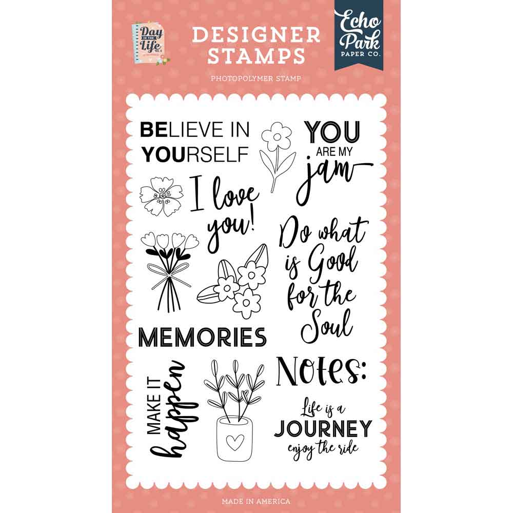 You Are My Jam Stamp Set – Day In The Life No.2 – Lori Whitlock – Echo Park Online Hot Sale