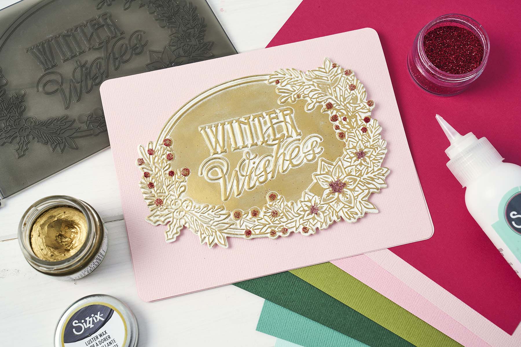 Winter Wishes 3-D Textured Impressions Embossing Folder – Sizzix Online Hot Sale