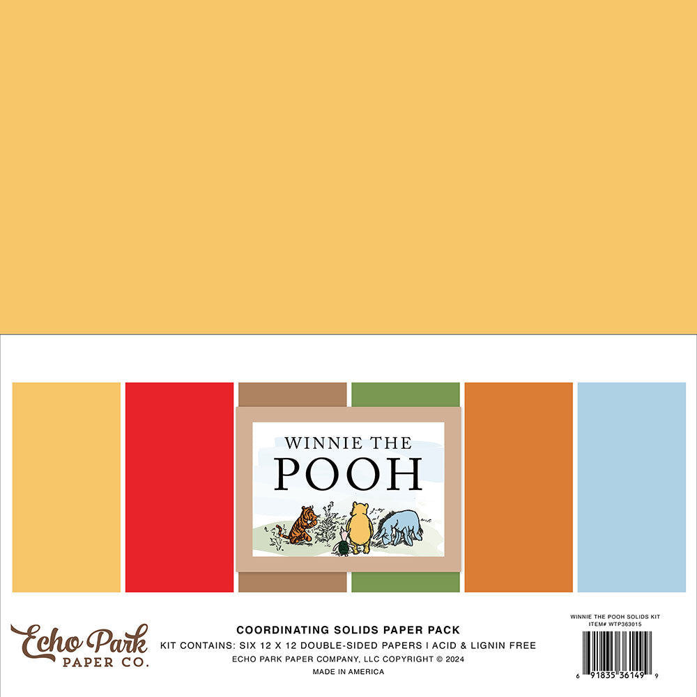 Winnie The Pooh Solids Kit – Echo Park Discount
