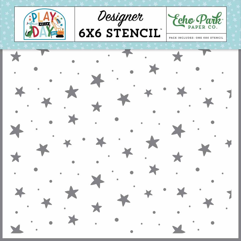 Star Bright Stencil – Play All Day Boy – Echo Park Online