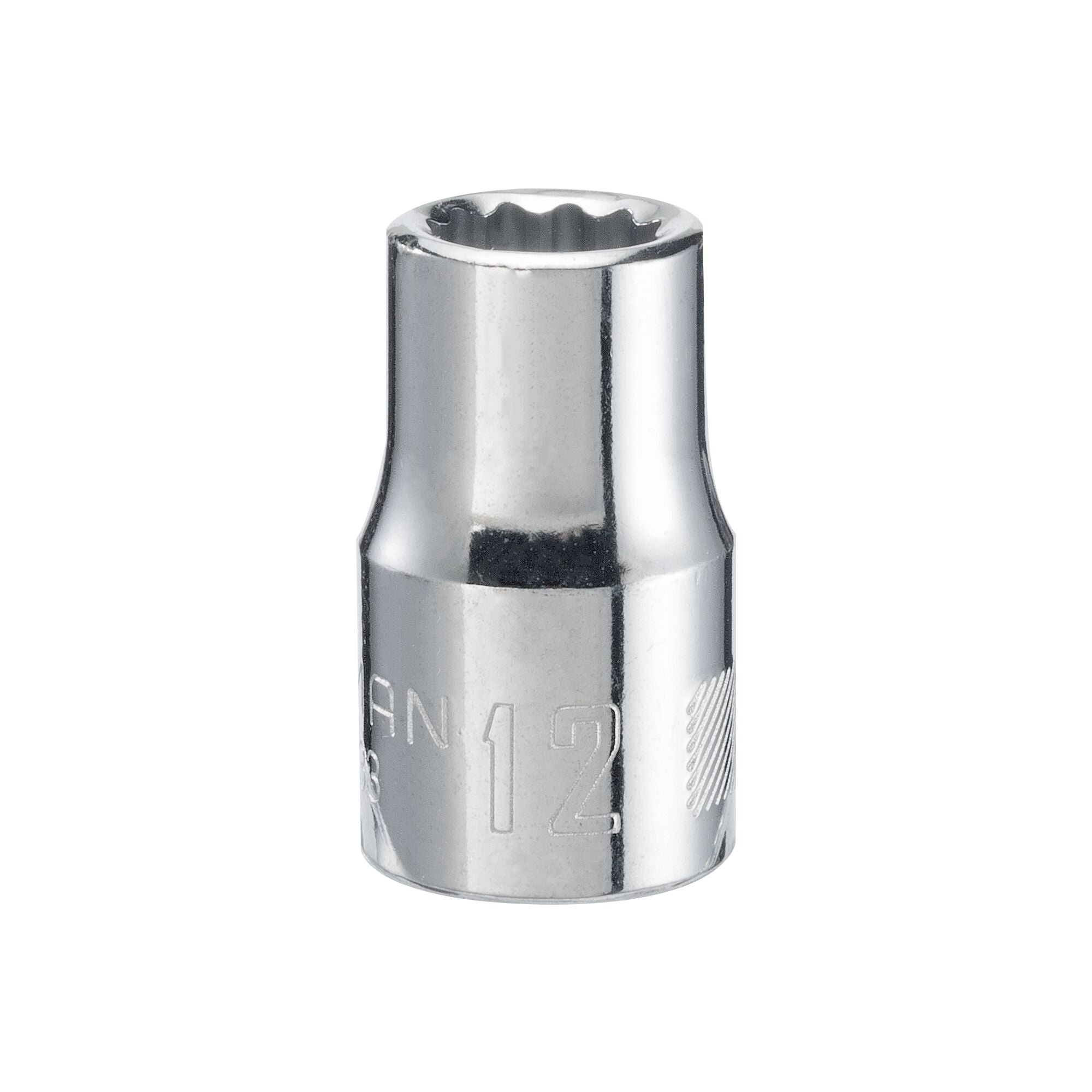 1/2-in Drive 12mm 12 Point Shallow Socket Online now