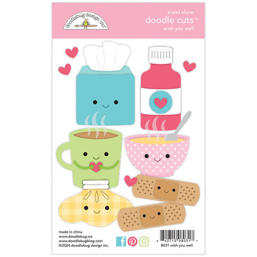 Wish You Well Doodle Cuts – Happy Healing – Doodlebug Design on Sale