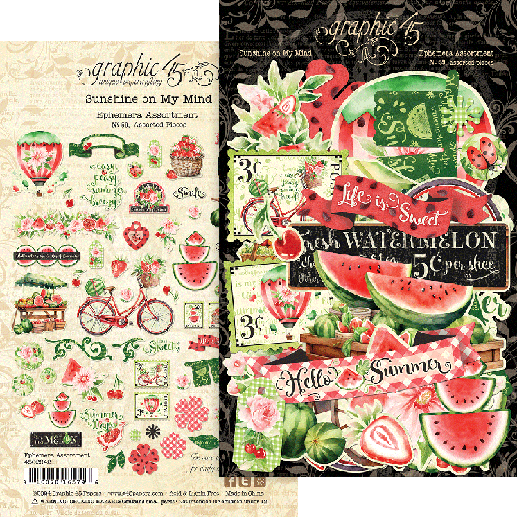 Sunshine on my Mind Ephemera Set – Graphic 45 Online Sale