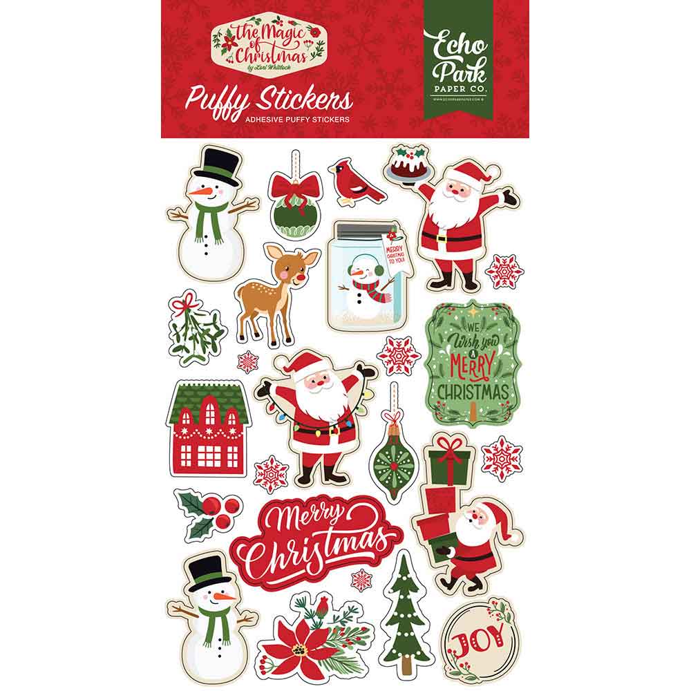 The Magic Of Christmas Puffy Stickers – Echo Park Online Hot Sale