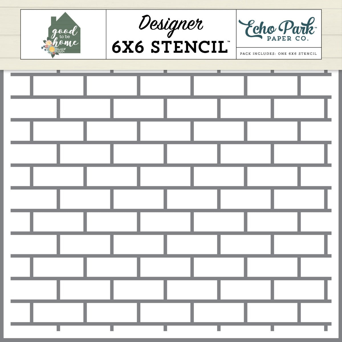 Subway Tiles Small Stencil- Echo Park Hot on Sale