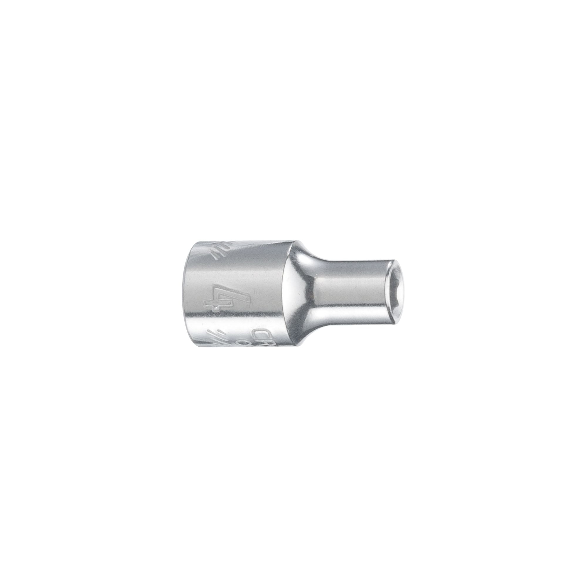 1/4-in Drive 4mm 6 Point Shallow Socket Hot on Sale