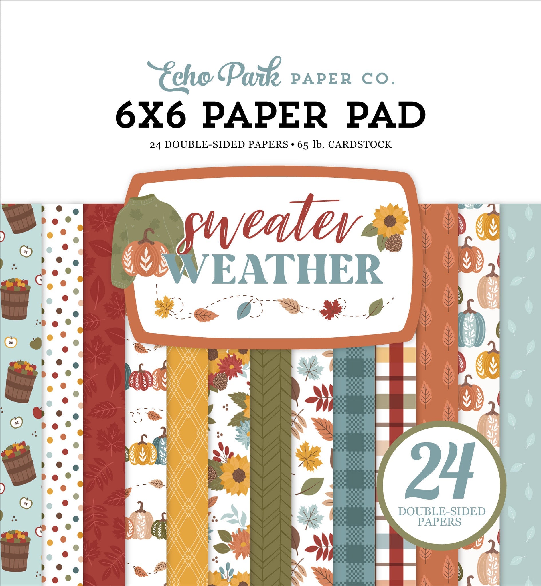 Sweater Weather 6″ x 6″ Paper Pad – Echo Park Fashion