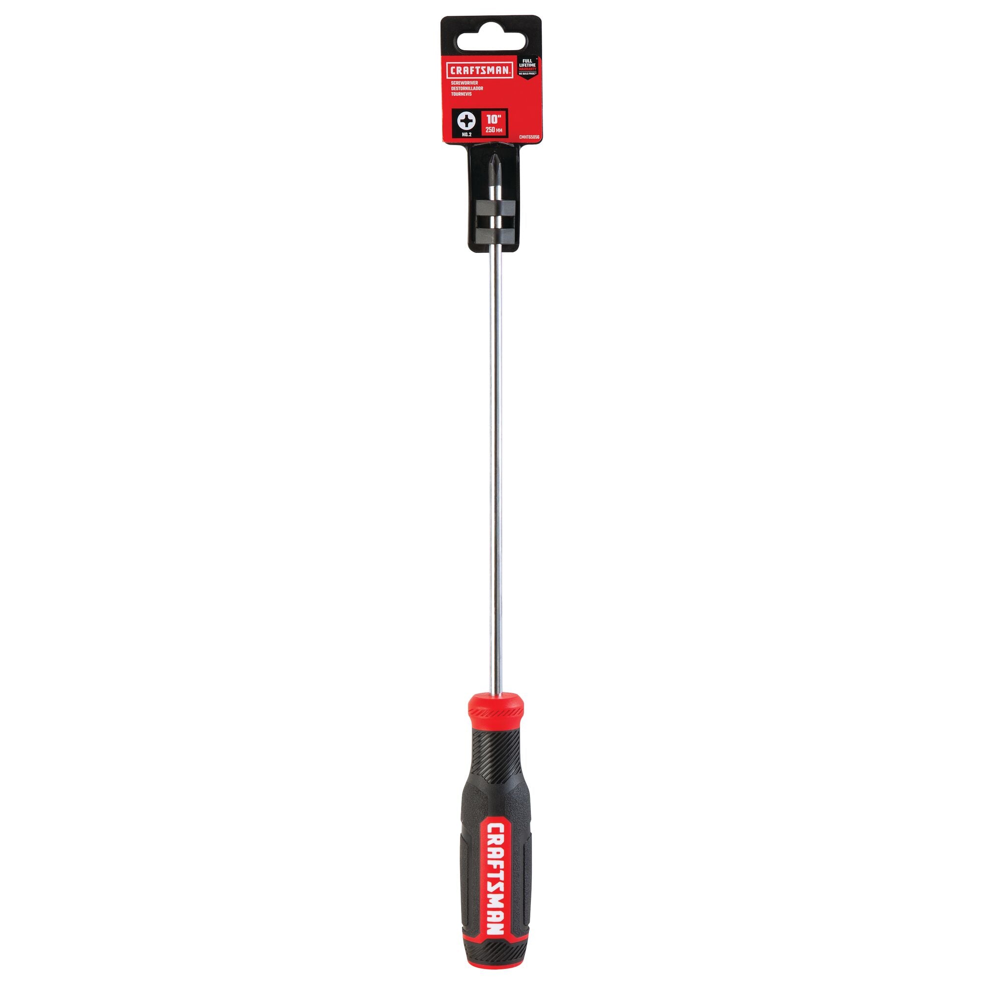 #2 Phillips Bi-Material Handle 10 Inch Screwdriver on Sale