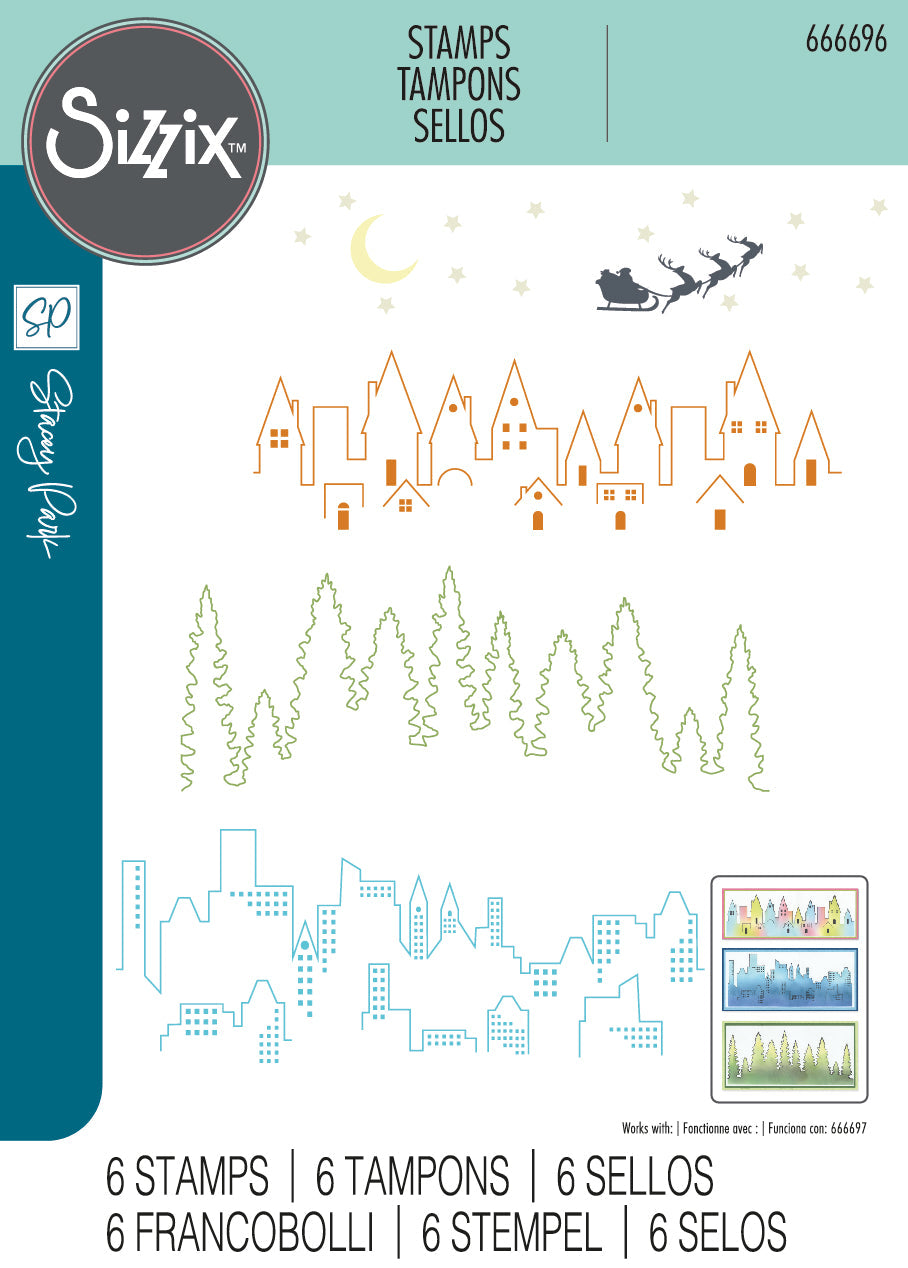 The View A5 Clear Stamps Set – Cosmopolitan by Stacey Park (6pcs) – Sizzix on Sale