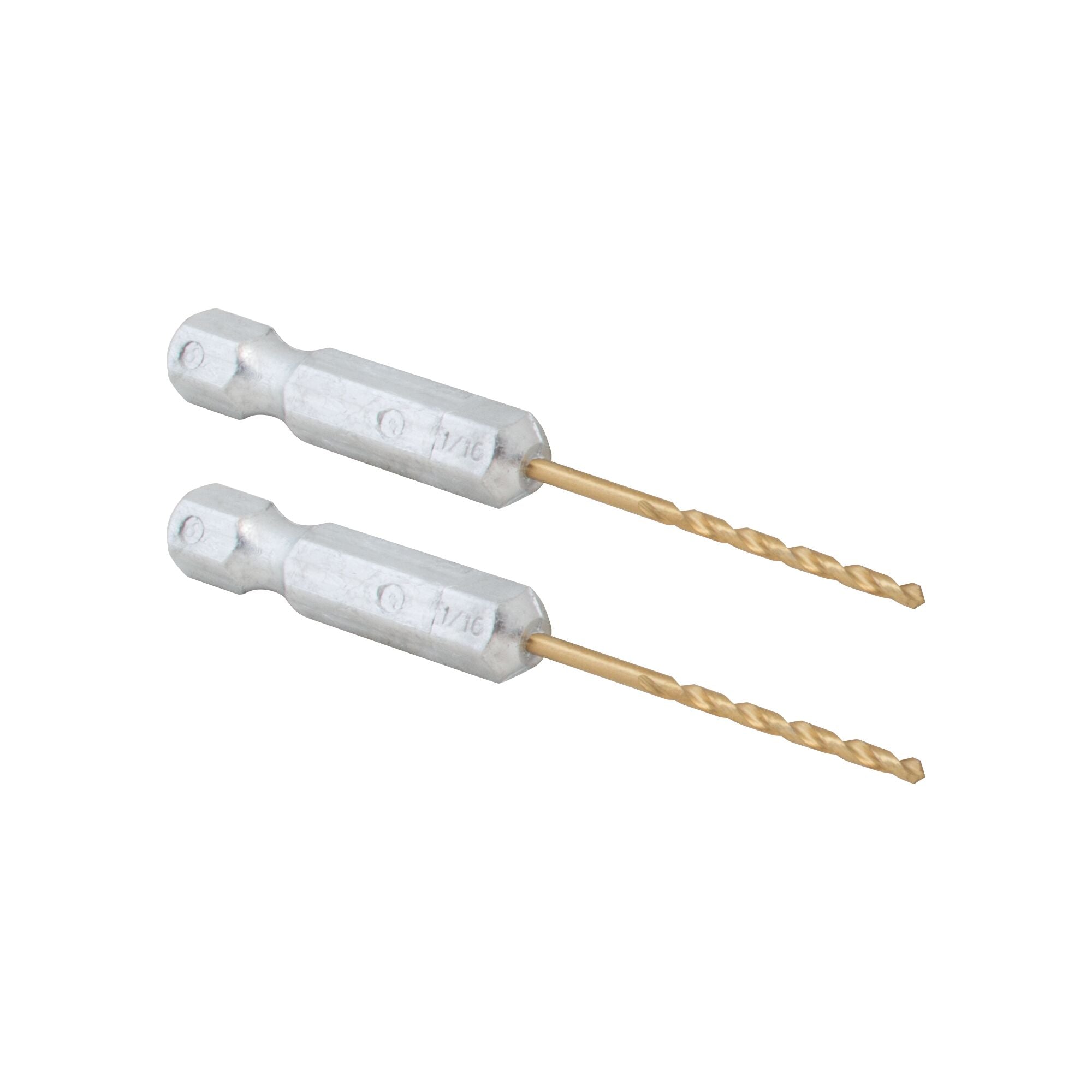 1/16-In. Hex Shank Titanium Nitride Coating Drill Bits (2 Pk.) Online Hot Sale