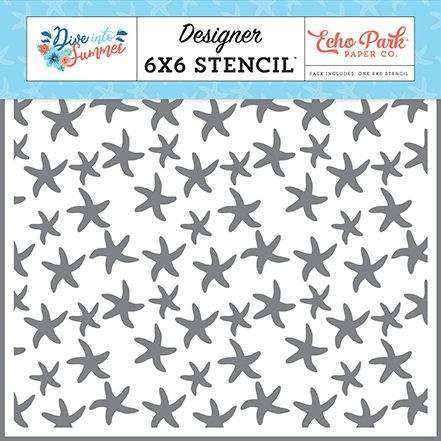 Swimming Starfish Stencil – Dive Into Summer – Echo Park Online