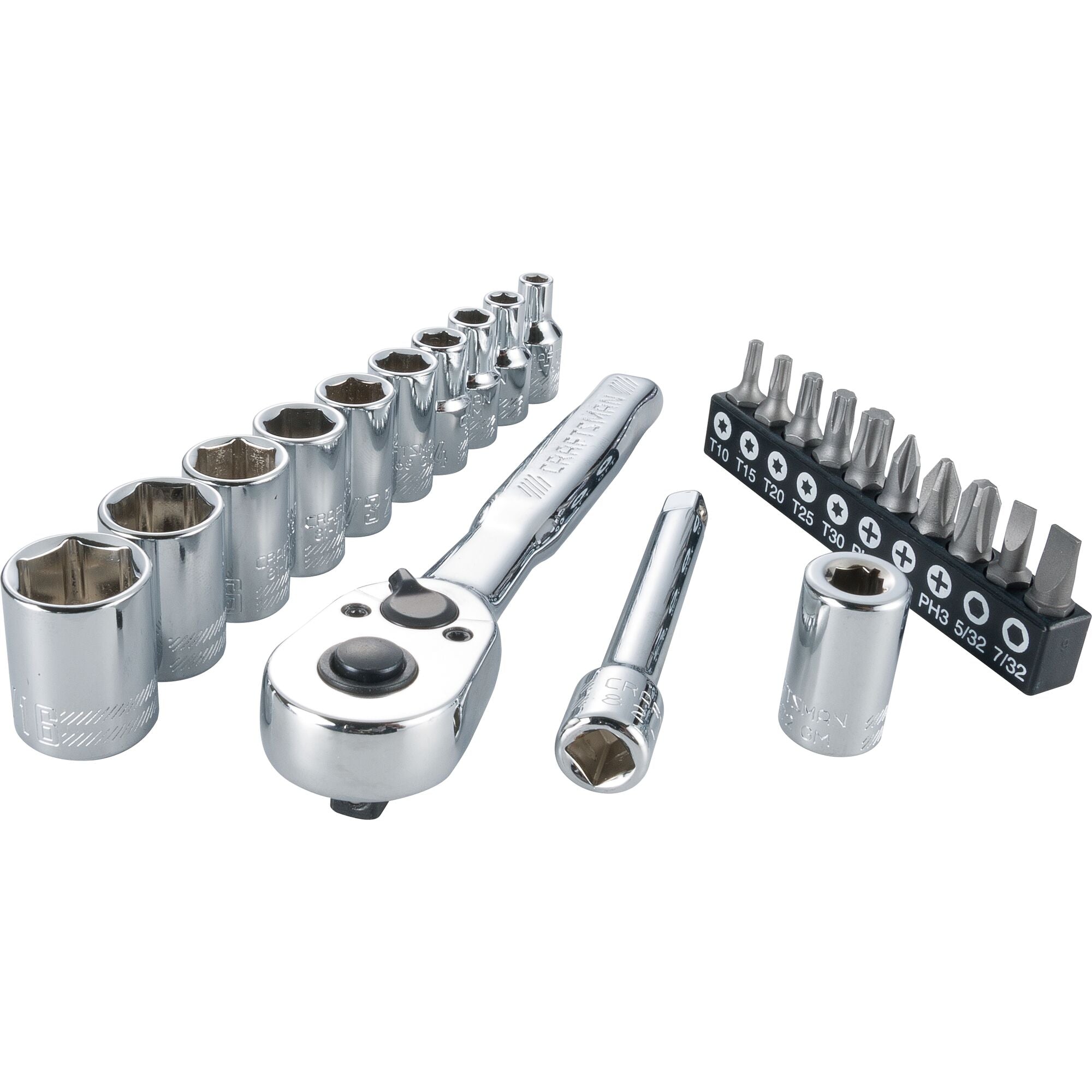1/4-in Drive 6 Point Metric Mechanics Tool Set (24 pc) Online Sale