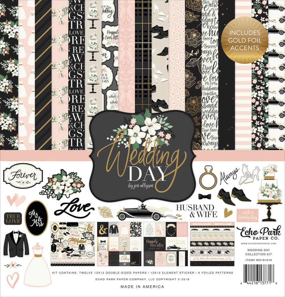 Wedding Day Collection Kit – Jen Allyson – Echo Park on Sale