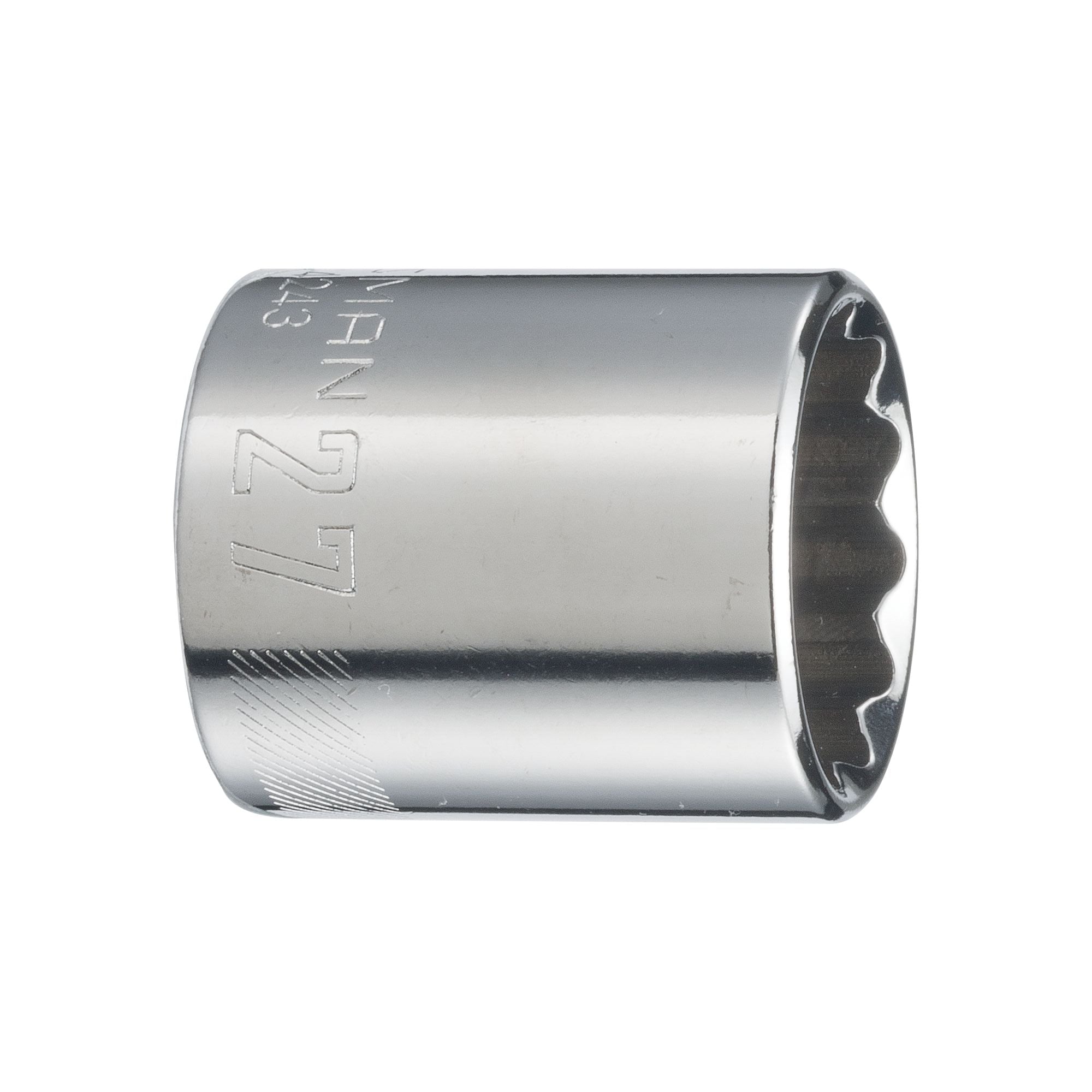 1/2-in Drive 27mm 12 Point Shallow Socket Supply