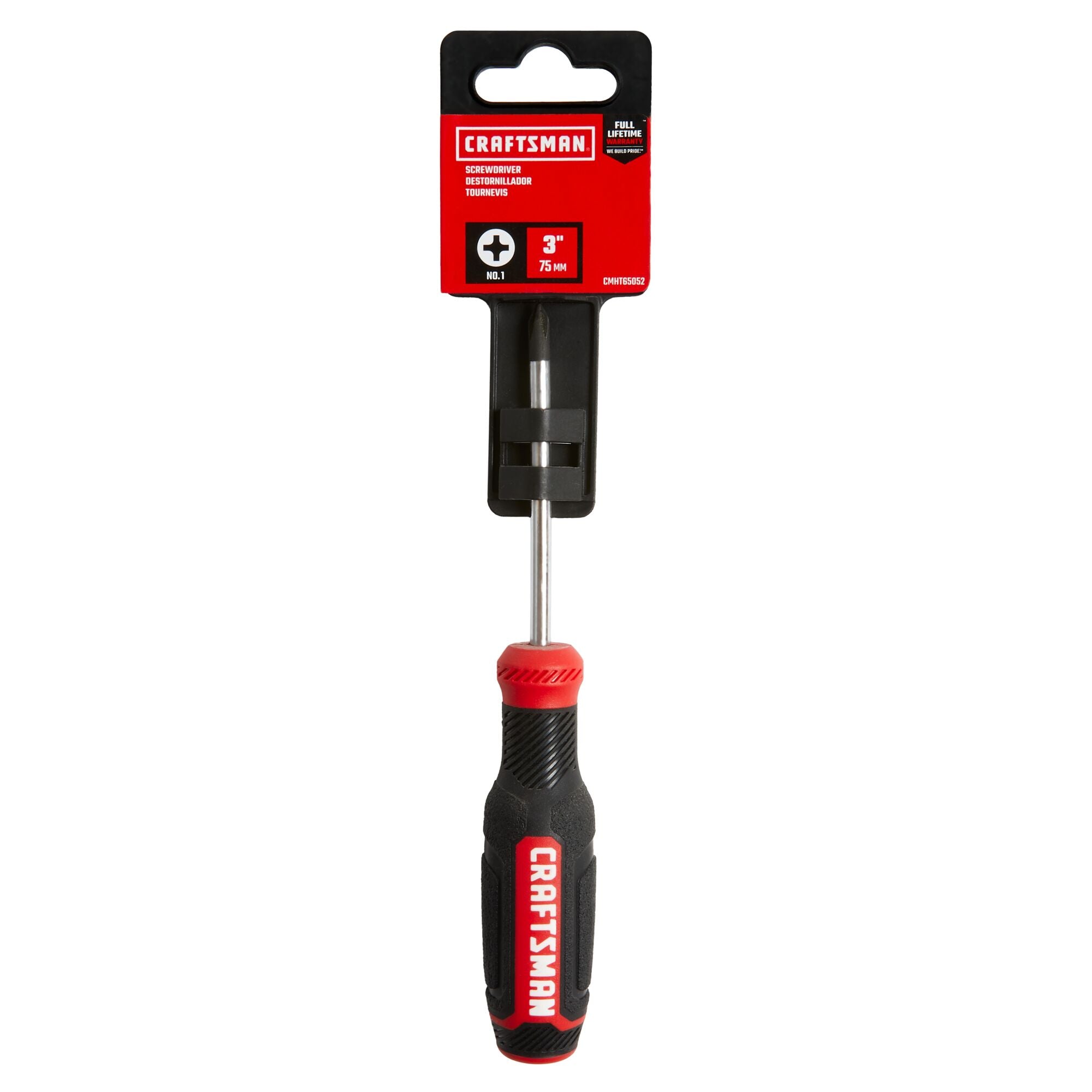 #1 Phillips Bi-Material Handle 3 Inch Screwdriver Online Hot Sale