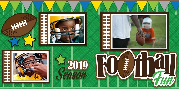 Touchdown Memories: 2019 Football Season! SVG Image File Download for Craft Projects Sale