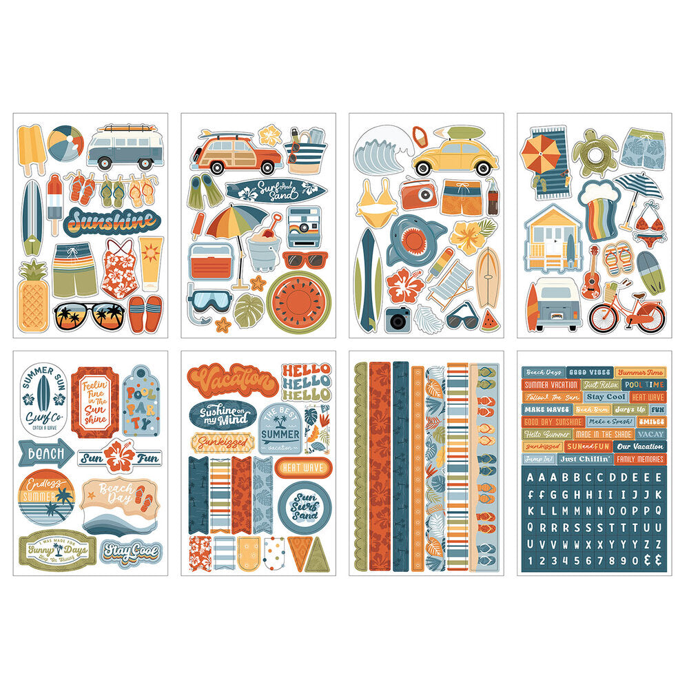 Summer Vibes Sticker Book – Echo Park on Sale