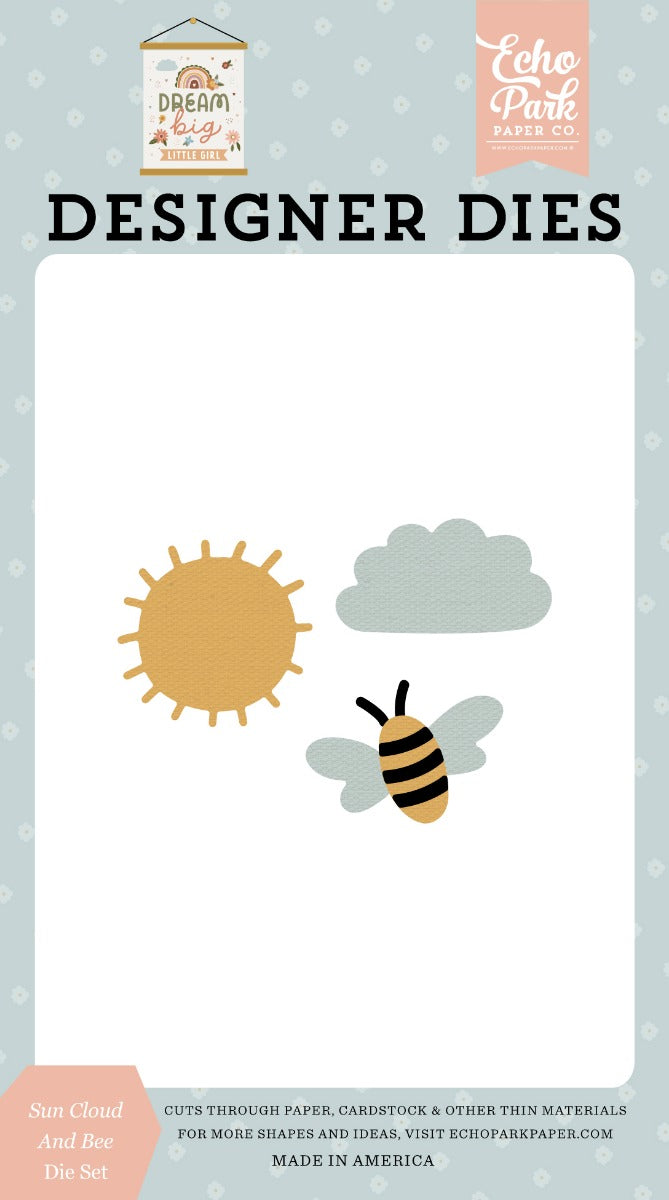 Sun Cloud and Bee Designer Dies –  Dream Big Little Girl – Echo Park Online Sale