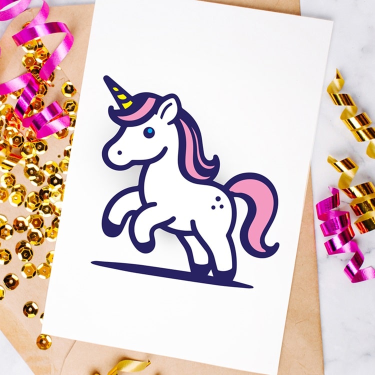 Unicorn SVG Image Files Download (3 Pack) for Craft Projects Supply
