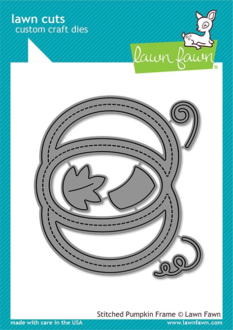 Stitched Pumpkin Frame Lawn Cuts Dies – Lawn Fawn Online now