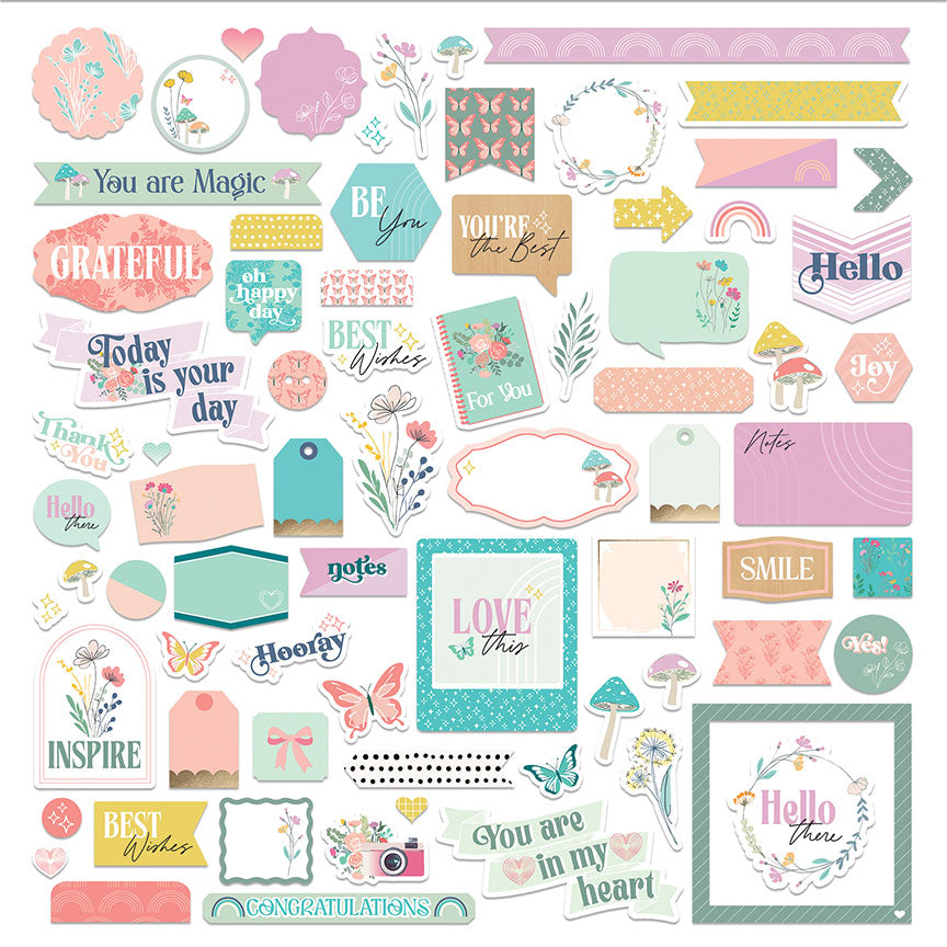 Wildflower Dreams Element Stickers – PhotoPlay Online now