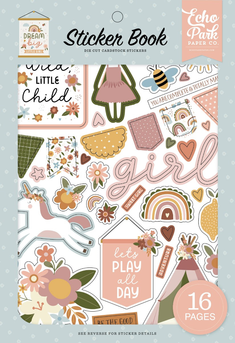 Sticker Book – Dream Big Little Girl – Echo Park Online now