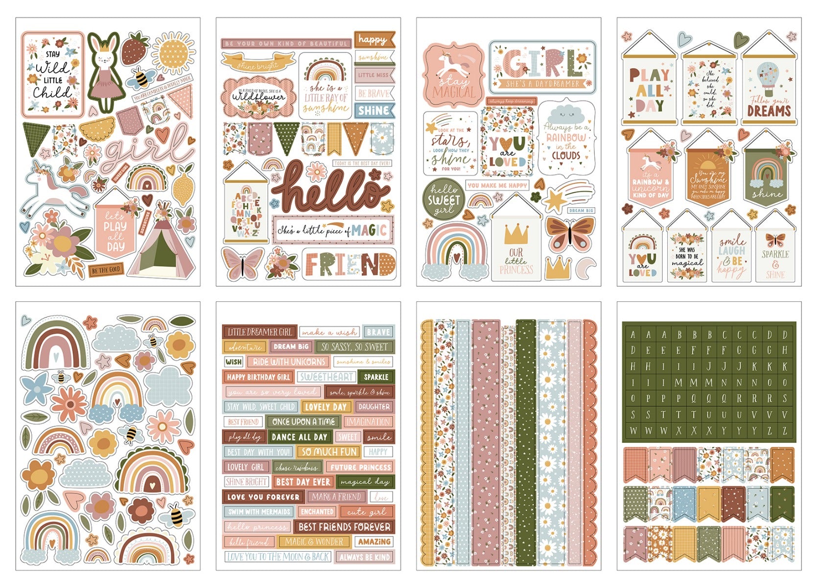 Sticker Book – Dream Big Little Girl – Echo Park Online now