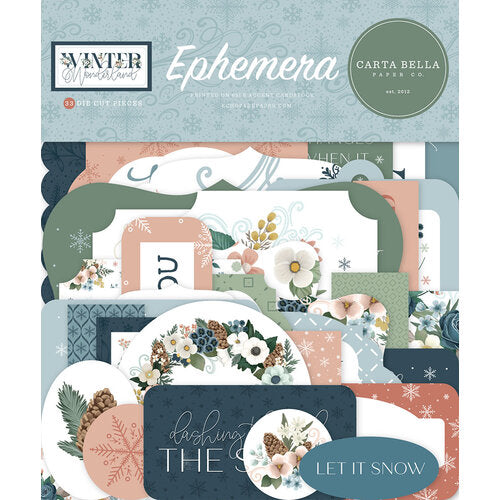 Winter Wonderland Ephemera – Carta Bella Online now