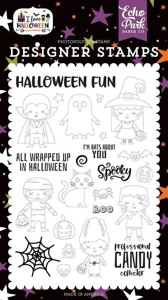 Too Cute To Spook Stamps – I Love Halloween – Echo Park Supply