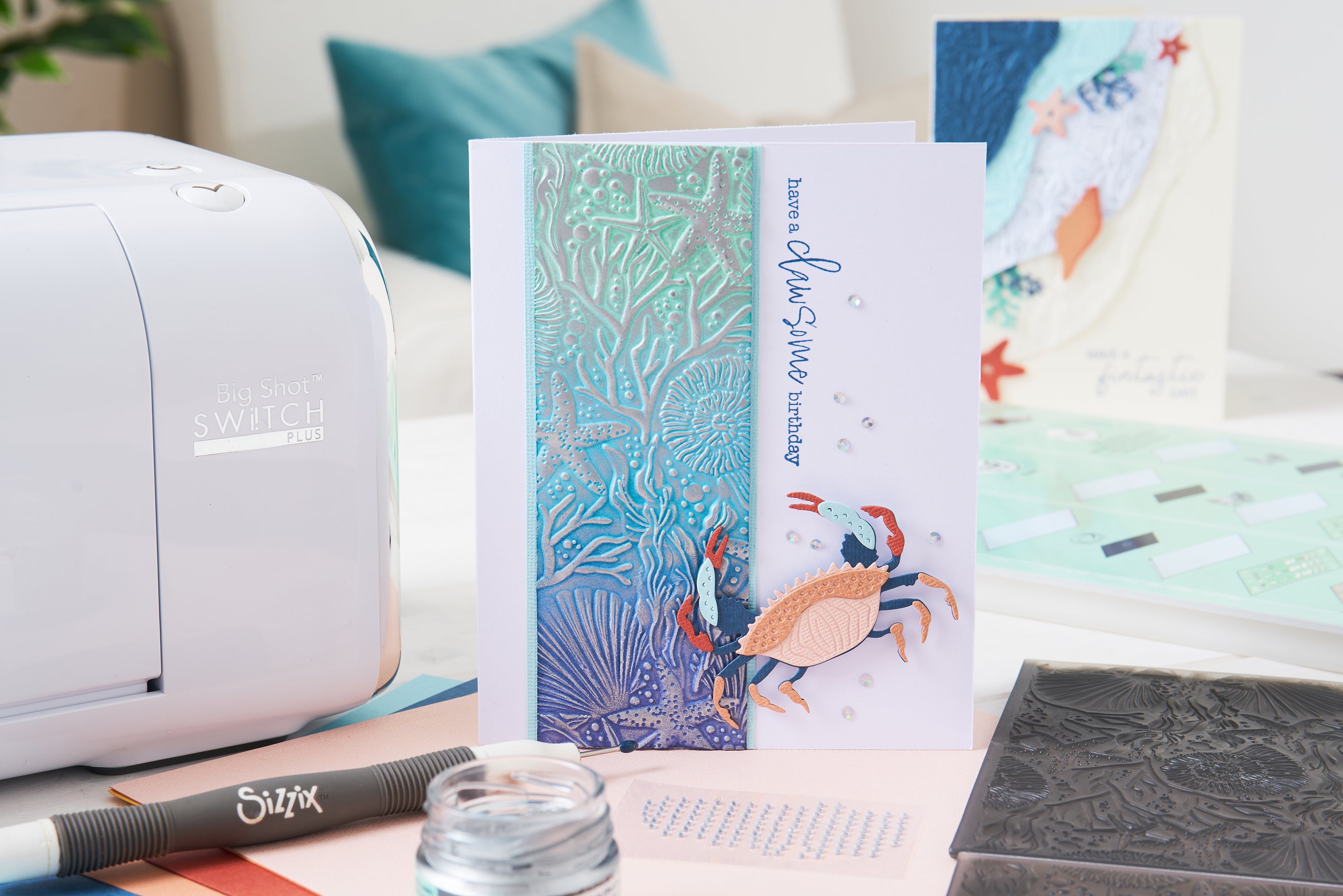 Under the Sea 3-D Textured Impressions Embossing Folder by Kath Breen – Sizzix Sale