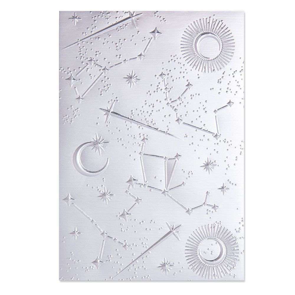 Starscape 3-D Textured Impressions Embossing Folder – Mystical – Kath Breen – Sizzix Discount