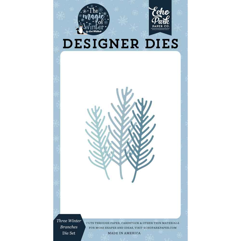 Three Winter Branches Die Set – The Magic Of Winter – Lori Whitlock – Echo Park Online Hot Sale