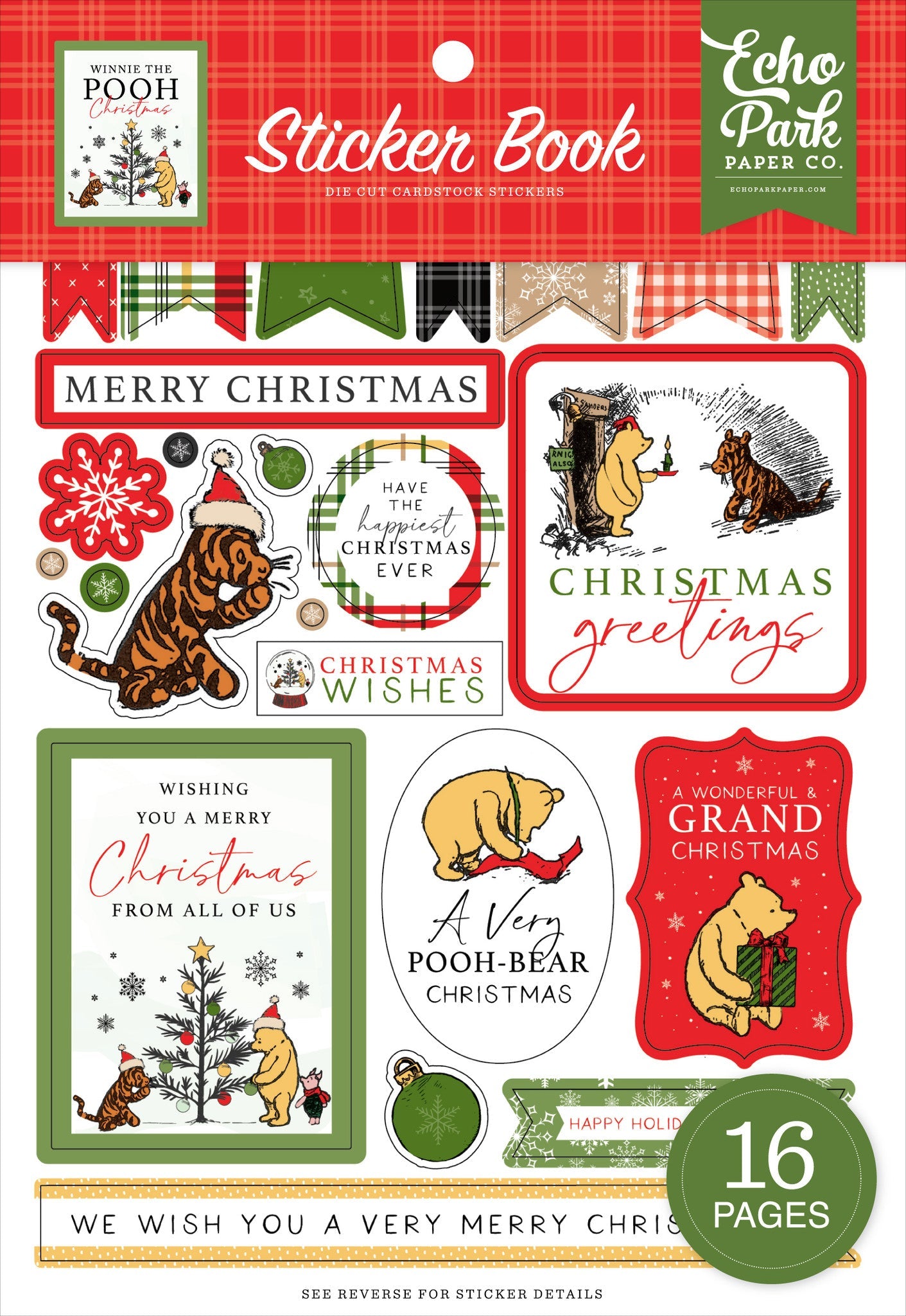 Winnie The Pooh Christmas Sticker Book – Echo Park Supply