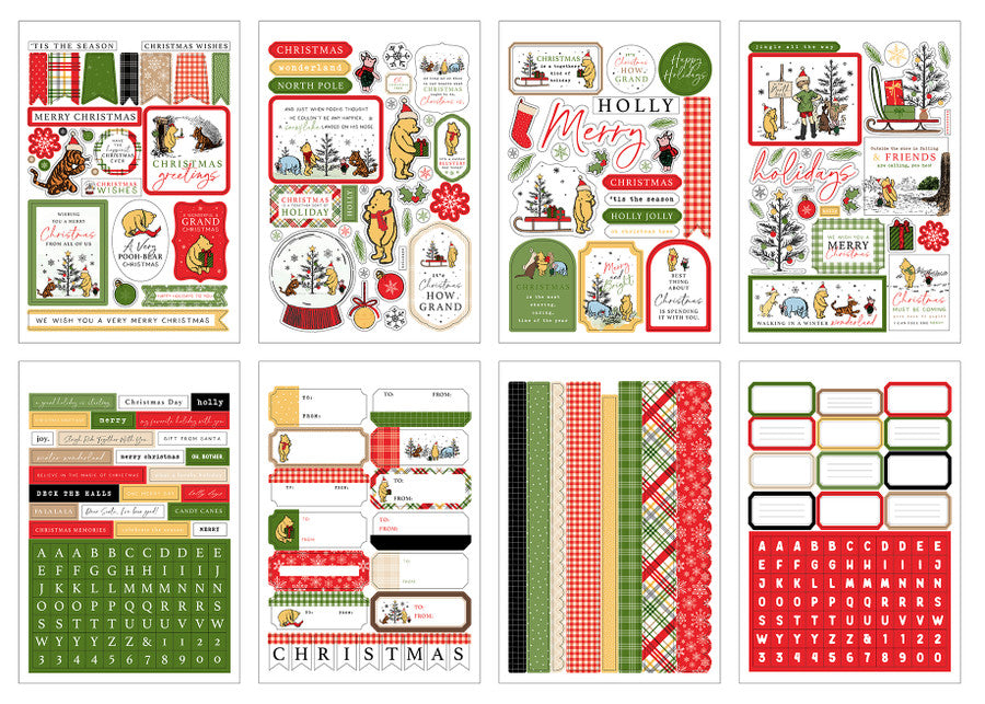 Winnie The Pooh Christmas Sticker Book – Echo Park Supply