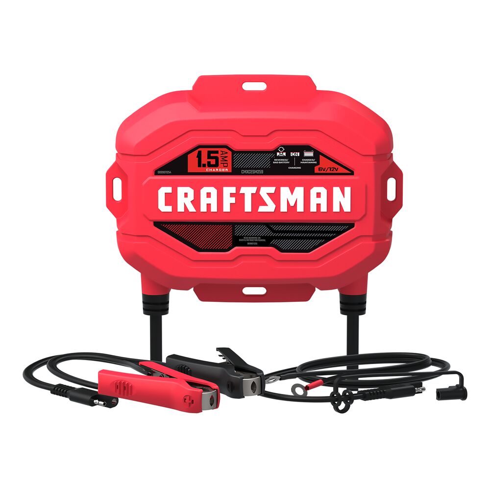 1.5A 6V MAX*/12V MAX* Automotive Battery Charger and Maintainer Online now