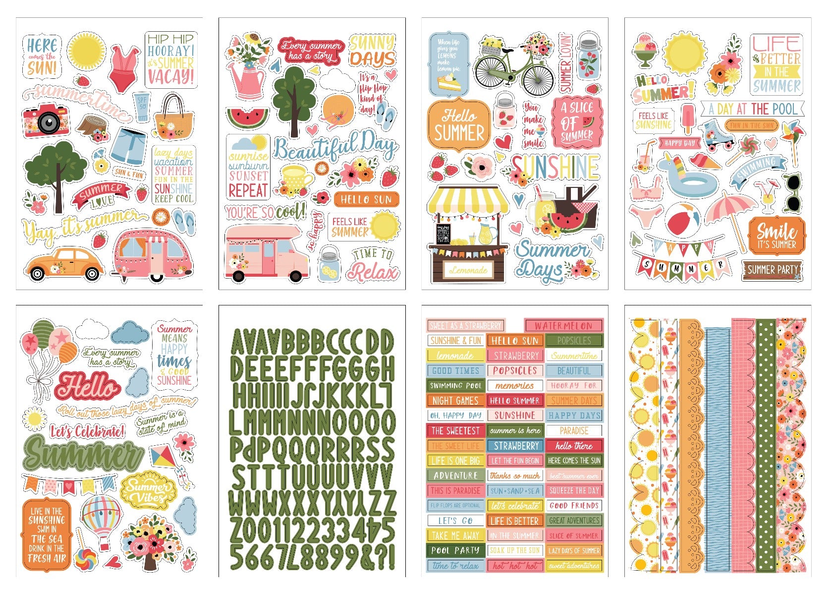 Sticker Book – Here Comes the Sun Collection – Echo Park Online Sale