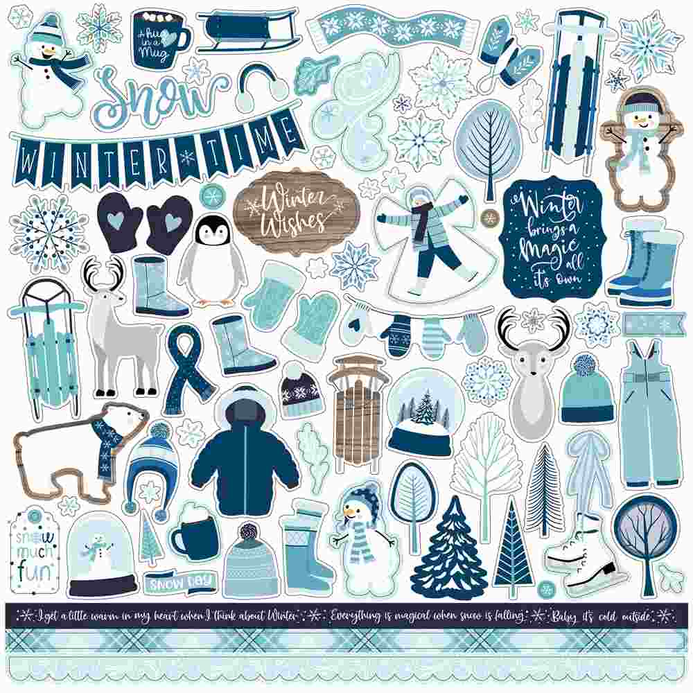 Winter Magic Element Stickers – Echo Park Discount