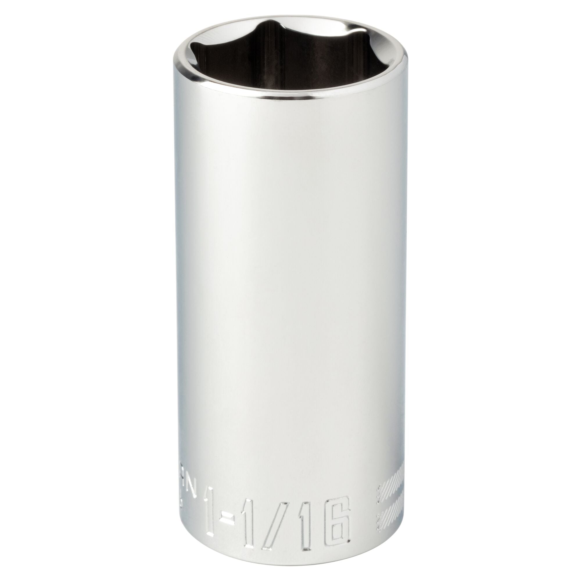 1-1/16 in. X 1/2 in. drive SAE 6 Point Deep Socket 1 pc Online now