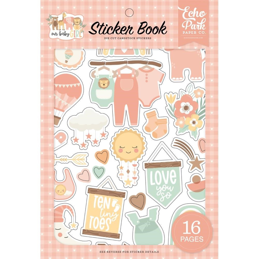 Sticker Book – Our Baby Girl – Echo Park Hot on Sale