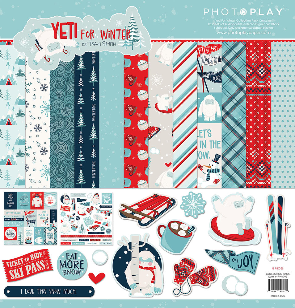 Yeti for Winter 12″ x 12″ Collection Pack – PhotoPlay on Sale