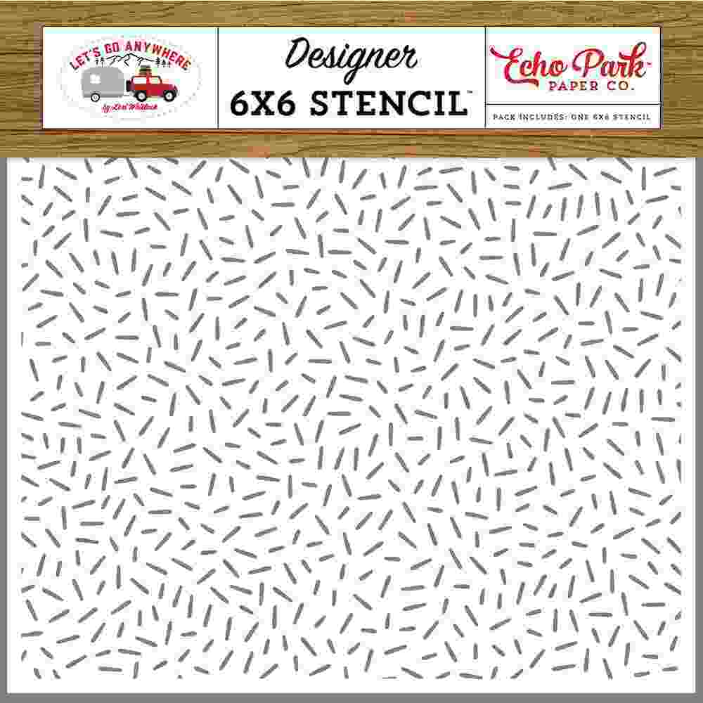 Wild & Free Stencil – Let’s Go Anywhere – Echo Park Online Hot Sale