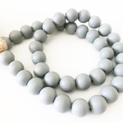 Wood Beads (Slate Grey) – Tray Decor – Foundations Decor Discount