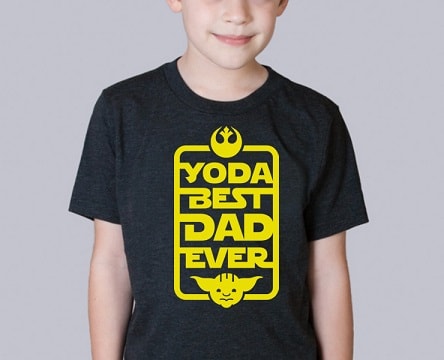 Yoda Best Dad Ever Star Wars T-shirt SVG Image File Download for Father’s Day Online