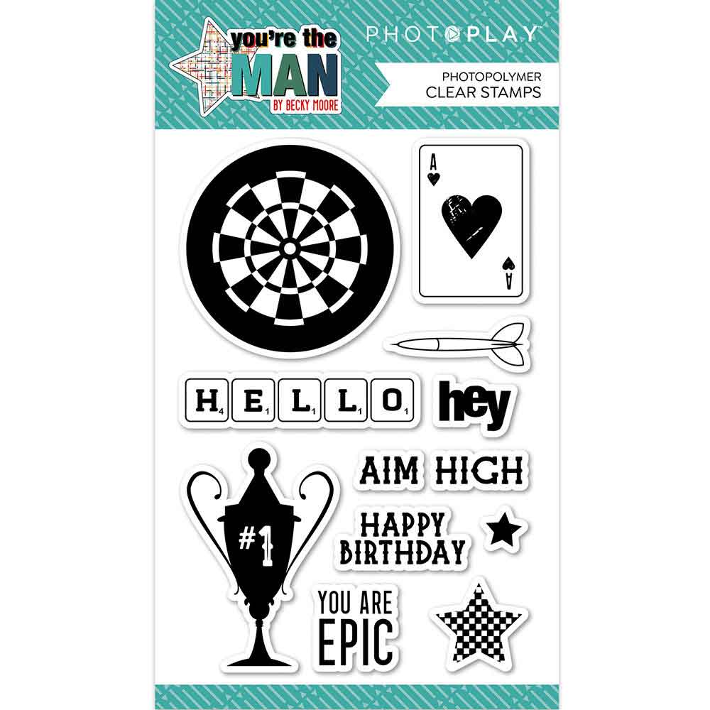 You’re the Man Stamp Set – Becky Moore – PhotoPlay Online now