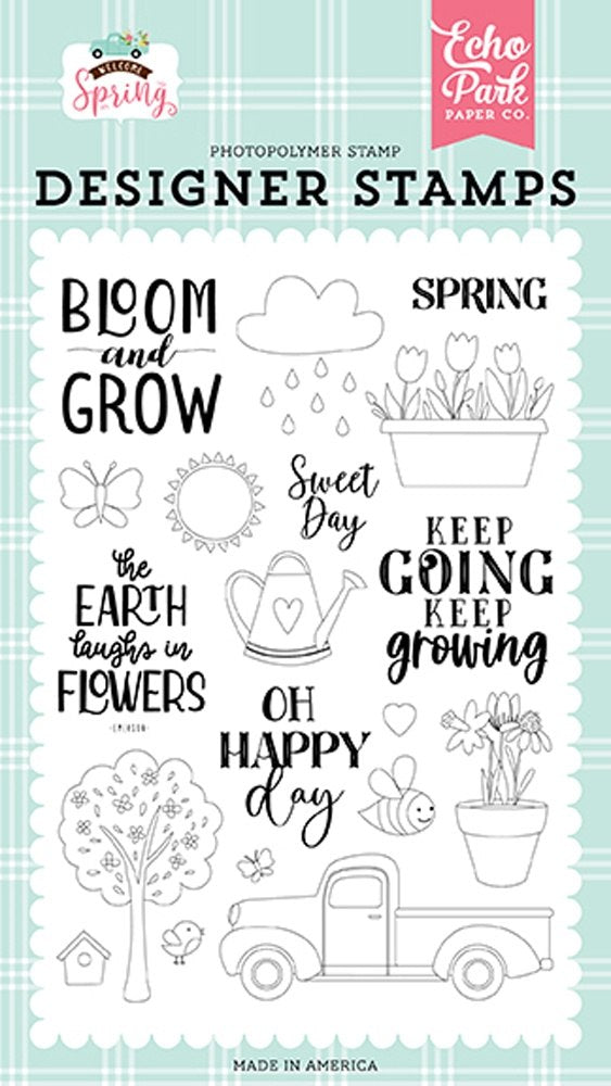 Sweet Day Stamps – Welcome Spring – Echo Park Online Hot Sale