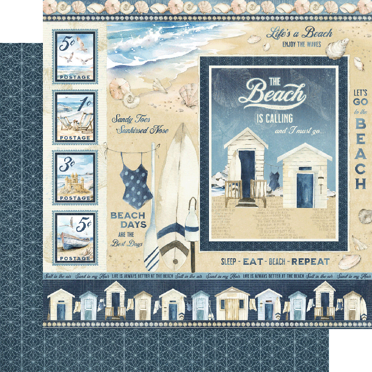 The Beach is Calling 8″ x 8″ Collection Pack – Graphic 45 Discount
